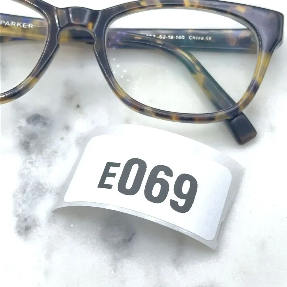 Warby Parker Finch 252 Violet Magnolia Square Eyeglasses FRAMES ONLY - 52-18-140